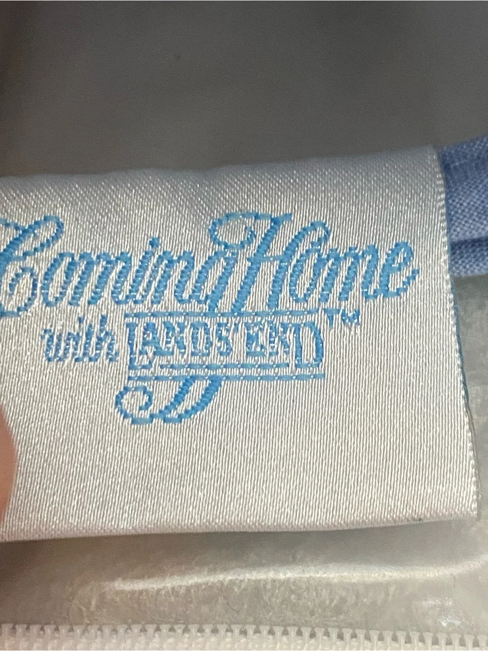 Coming Home With Lands’ End Vintage Cotton Floral Travel Makeup Bag Vintage 80s